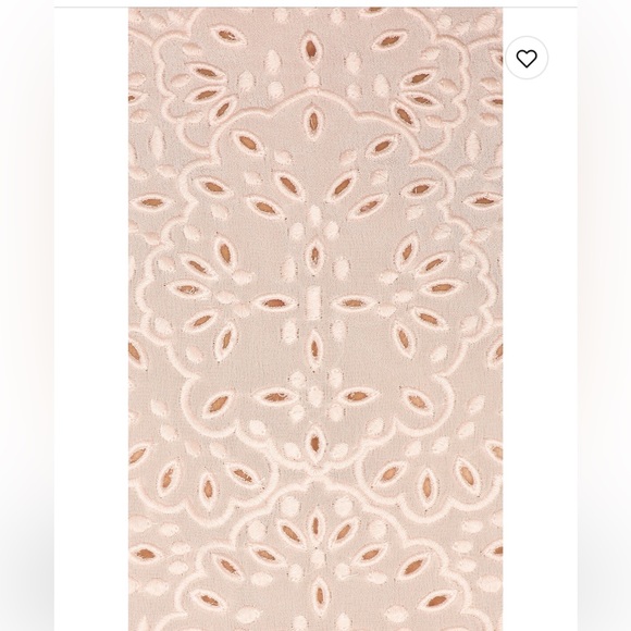 Rebecca Taylor teardrop eyelet 100% silk blouse size 2 - Picture 9 of 15